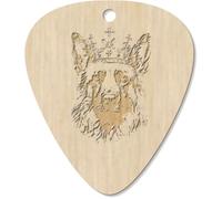 Azeeda 7 x 'German Sheperd Wearing Crown' Guitar Picks/Pendants (GP00034401)