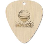 Azeeda 7 x 'Golf Ball On Tee' Guitar Picks/Pendants (GP00034346)