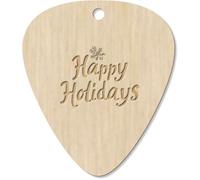 Azeeda 7 x 'Happy Holidays' Guitar Picks/Pendants (GP00033414)