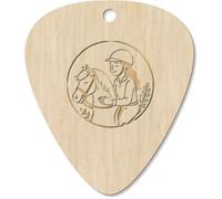 Azeeda 7 x 'Horse Rider' Guitar Picks/Pendants (GP00035044)