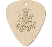 Azeeda 7 x 'I Am Enough Scottish Thistle' Guitar Picks/Pendants (GP00036889)