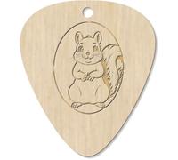 Azeeda 7 x 'Jolly Squirrel' Wooden Guitar Picks (GP00033082)