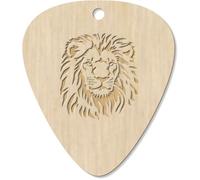 Azeeda 7 x 'Lion Portrait' Guitar Picks/Pendants (GP00034193)