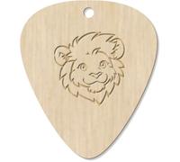 Azeeda 7 x 'Lion Portrait' Guitar Picks/Pendants (GP00037209)