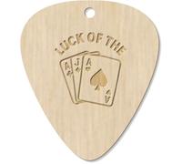 Azeeda 7 x 'Luck of the Cards' Guitar Picks/Pendants (GP00035999)