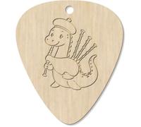 Azeeda 7 x 'Nessie Playing Bagpipes' Guitar Picks/Pendants (GP00036721)