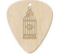 Azeeda 7 x 'Ornate Birdcage' Guitar Picks/Pendants (GP00036291)