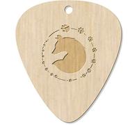 Azeeda 7 x 'Paw Print Fox' Guitar Picks/Pendants (GP00018140)