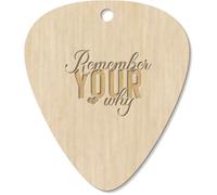 Azeeda 7 x 'Remember Your Why Motivational Text' Guitar Picks/Pendants (GP00033917)