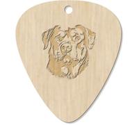 Azeeda 7 x 'Rottweiler Dog Portrait' Guitar Picks/Pendants (GP00034391)