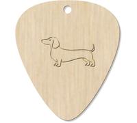 Azeeda 7 x 'Sausage Dog' Guitar Picks/Pendants (GP00035809)