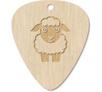 Azeeda 7 x 'Simple Cute Sheep' Guitar Picks/Pendants (GP00033780)
