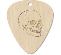 Azeeda 7 x 'Simple Human Skull' Guitar Picks/Pendants (GP00037683)