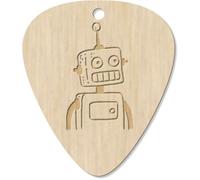 Azeeda 7 x 'Simple Robot Portrait' Guitar Picks/Pendants (GP00038541)