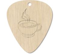 Azeeda 7 x 'Steaming Tea Cup' Guitar Picks/Pendants (GP00036388)