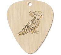 Azeeda 7 x 'Sulphur Crested Cockatoo' Guitar Picks/Pendants (GP00032325)