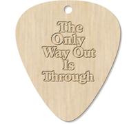 Azeeda 7 x 'The Only Way Out Is Through' Guitar Picks/Pendants (GP00036758)