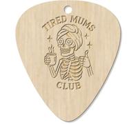 Azeeda 7 x 'Tired Mums Club' Guitar Picks/Pendants (GP00036283)