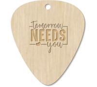 Azeeda 7 x 'Tomorrow Needs You Motivational Text ' Guitar Picks/Pendants (GP00033913)