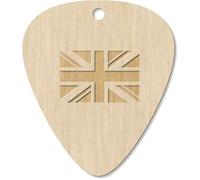 Azeeda 7 x 'Union Jack Minimalist' Guitar Picks/Pendants (GP00032812)