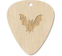 Azeeda 7 x 'Vampire Bat Open Wings' Wooden Guitar Picks (GP00036676)