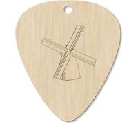 Azeeda 7 x 'Windmill' Guitar Picks/Pendants (GP00037430)