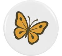 Azeeda 77mm 'Beautiful Flying Butterfly' Large Button Pin Badge (BB00151118)