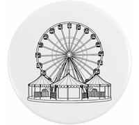 Azeeda 77mm 'Ferris Wheel' Large Button Pin Badge (BB00167570)