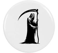 Azeeda 77mm 'Grim Reaper Standing' Large Button Pin Badge (BB00166919)