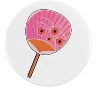 Azeeda 77mm 'Japanese Fan' Large Button Pin Badge (BB00158280)