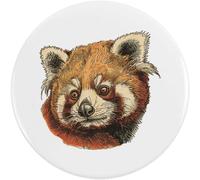 Azeeda 77mm 'Red Panda Portrait' Large Button Pin Badge (BB00150023)