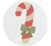 Azeeda 77mm 'Simple Candy Cane' Large Button Pin Badge (BB00171544)