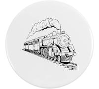 Azeeda 77mm 'Steam Train' Large Button Pin Badge (BB00161629)