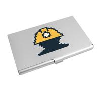 Azeeda '8-Bit Miner Head' Business Card Holder/Credit Card Wallet (CH00048717)