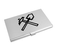 Azeeda '8-Bit Mining Tools' Business Card Holder/Credit Card Wallet (CH00048722)