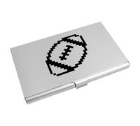 Azeeda '8-Bit Rugby Ball' Business Card Holder/Credit Card Wallet (CH00048736)