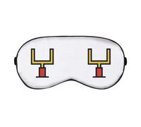 Azeeda '8-Bit Rugby Goal Posts' Sleep/Travel Eye Mask (EY00031426)