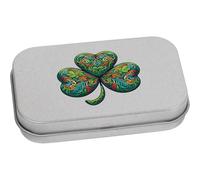 Azeeda 80mm 'Celtic Irish Shamrock' Metal Hinged Tin/Storage Box (TT00304274)