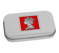 Azeeda 80mm 'English Postage Stamp' Metal Hinged Tin/Storage Box (TT00146324)