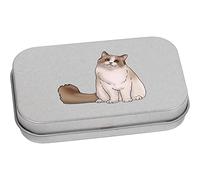 Azeeda 80mm 'Ragdoll Cat' Metal Hinged Tin/Storage Box (TT00169500)