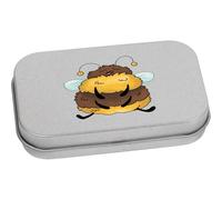 Azeeda 80mm 'Sleepy Bumble Bee' Metal Hinged Tin/Storage Box (TT00248636)