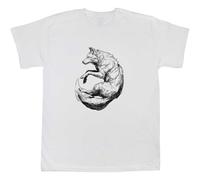 Azeeda 9-11 Years 'Spirit Wolf' Children's/Kid's T-Shirt (White) (TS00524193)
