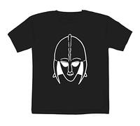 Azeeda 9-11 Years 'Sutton Hoo Helmet' Children's/Kid's T-Shirt (Black) (TS00201057)