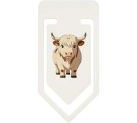 Azeeda 91mm 'Anime Highland Cow' Large Plastic Paper Clip (CC00110682)