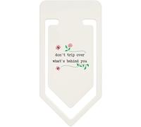 Azeeda 91mm 'Don't Trip Over What's Behind You' Large Plastic Paper Clip (CC00104688)