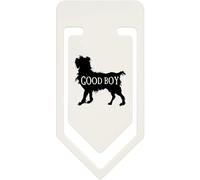 Azeeda 91mm 'Good Boy Scruffy Dog' Large Plastic Paper Clip (CC00114112)