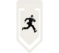 Azeeda 91mm 'Policeman Running' Large Plastic Paper Clip (CC00104762)