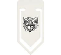 Azeeda 91mm 'Scottish Thistle & Saltire' Large Plastic Paper Clip (CC00114816)