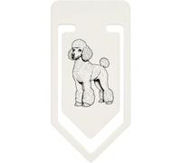 Azeeda 91mm 'Standard Poodle' Large Plastic Paper Clip (CC00110574)