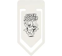 Azeeda 91mm 'Super Pooper' Large Plastic Paper Clip (CC00104746)